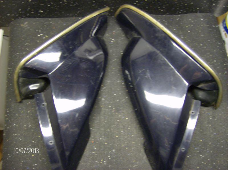 1981 yamaha xs1100 fairing lowers dark blue