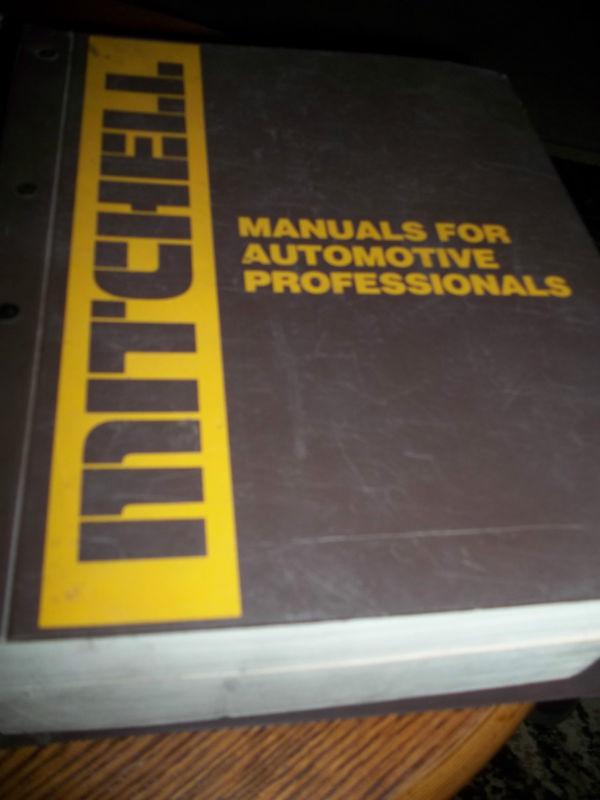 Mitchell binder 1986-1987 emission controls imported cars/lt trucks/vans