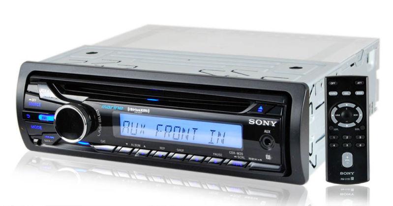 Sony cdx-m20 marine in dash boat stereo mp3 cd receiver