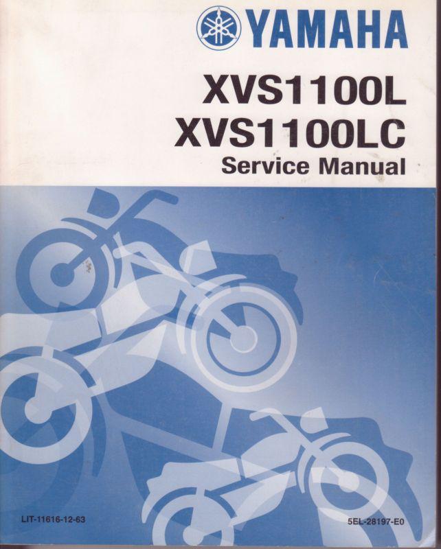 Genuine 1999 yamaha xvs1100l xvs1100lc service manual first edition march 1999