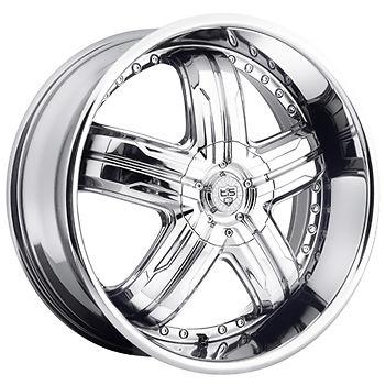 22x9.5 chrome tis 533 wheels 5x115 5x5.5 +18 chrysler 300 srt8 300s rwd 300 rwd