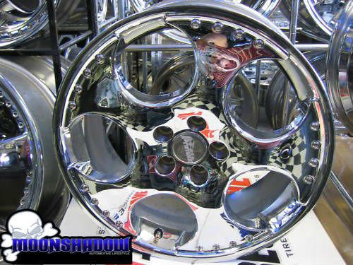 Primax chrome 17" 17 x 7  5 5x100 spoke wheel rim