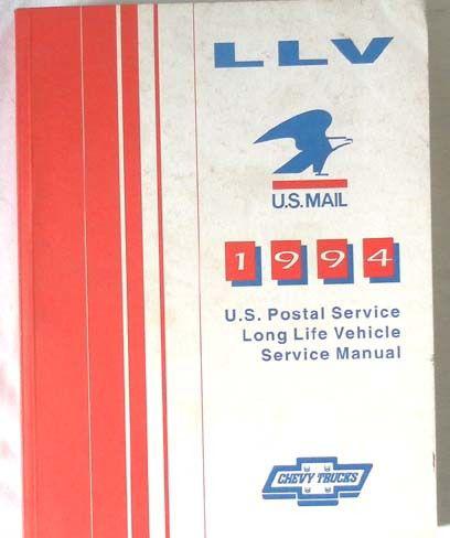 1994 chevrolet u.s. mail truck   service repair manual   