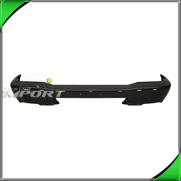 98-00 mazda b2500 b3000 b4000 pickup steel black front bumper impact face bar