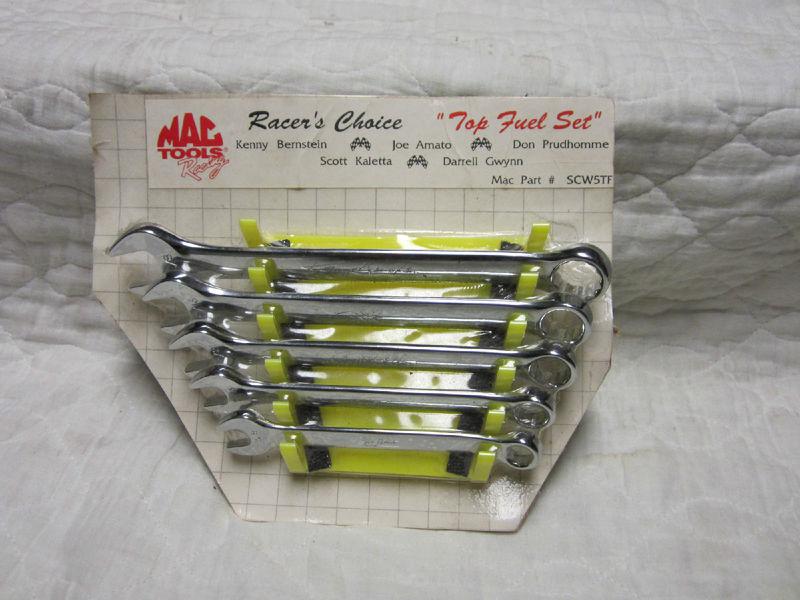 Mac tools racing wrench set racer's set "top fuel set" mac part # scw5tf