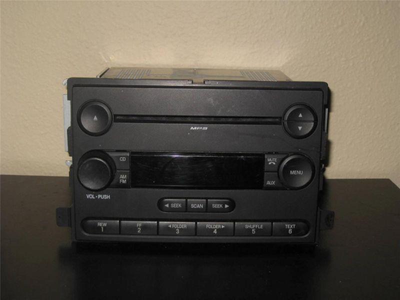 04 05 06 07 ford focus f250 f350 radio cd player mp3 aux oem 4s4t-18c869-bh bin