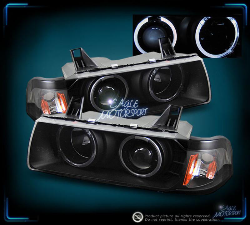 1992-1998 bmw e36 4dr 318/325/m3 halo projector headlights