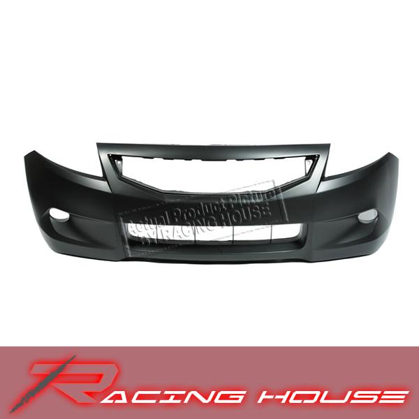 2008-2010 honda accord 2dr coupe lx/ex primered front bumper cover w/fog hole