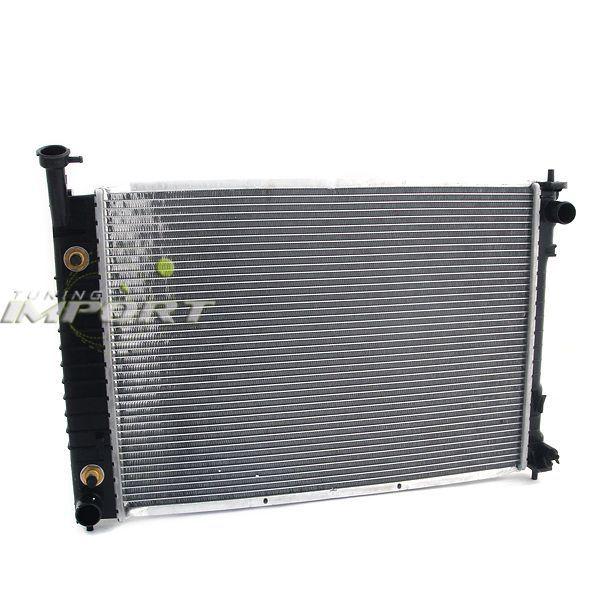 99 00 01 02 nissan quest 3.3l v6 a/t aluminum core radiator replacement assembly