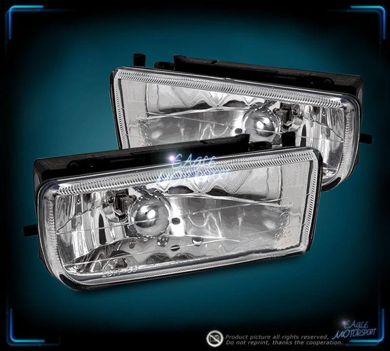 1992-1998 e36 318/325/328/m3 clear bumper fog lights lamps