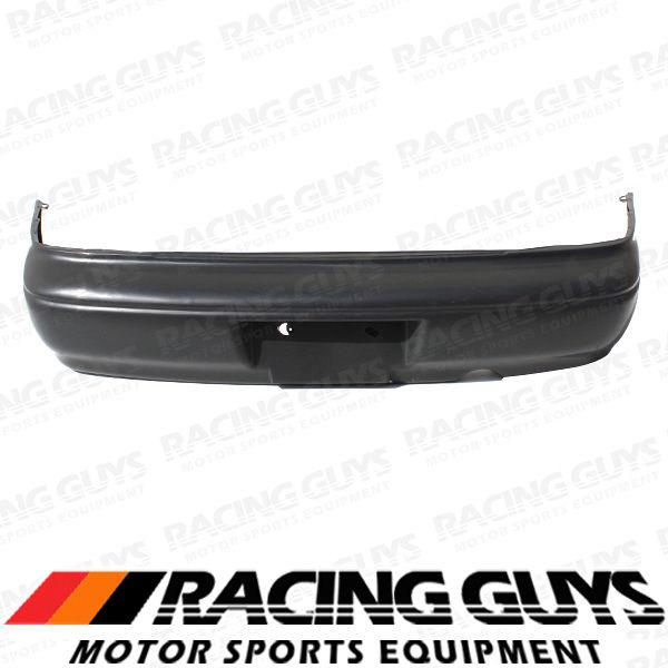 Fit 95-97 kia sephia rear bumper cover raw black new facial plastic ki1100109