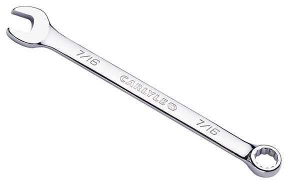 Carlyle hand tools cht cwfp114 - wrench, combination sae; 7/16""; 12; full po...