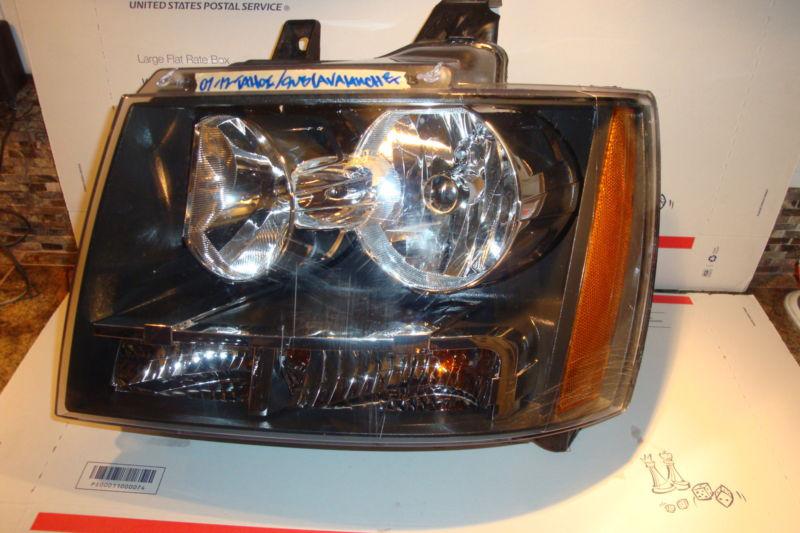 *oem* 07-12 chevy tahoe suburban avalanche left halogen headlight 11 10 09 08