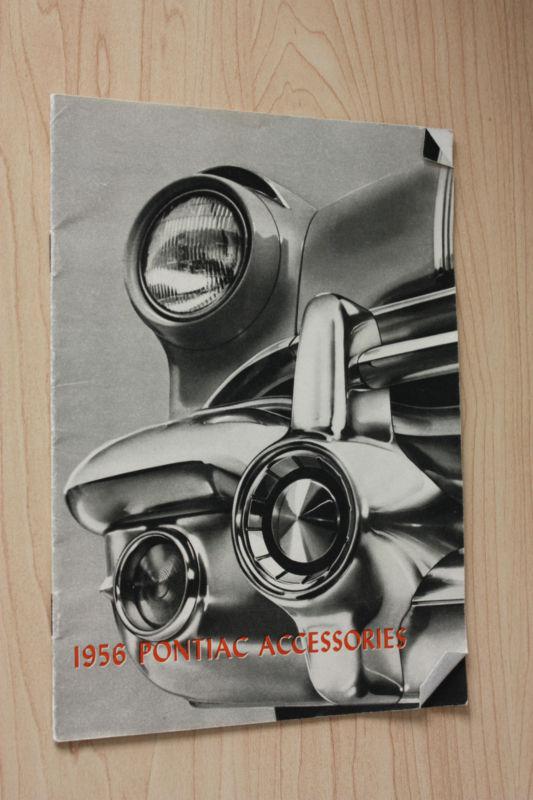 1956 pontiac accessories book, original