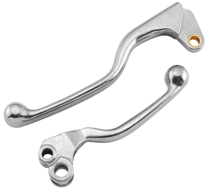 Msr standard clutch/brake lever set(2)polished alloy,kawa/suzuki/yamaha(see list