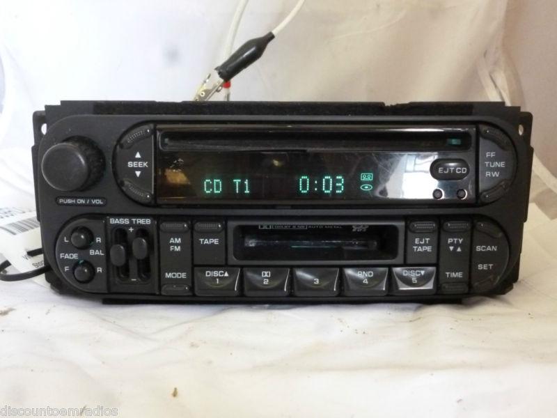 02-07 dodge chrysler jeep radio cd cassette player  p05064300ab *