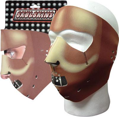 2 in 1 reversible motorcycle biker, ski mobile neoprene face mask - muzzled face