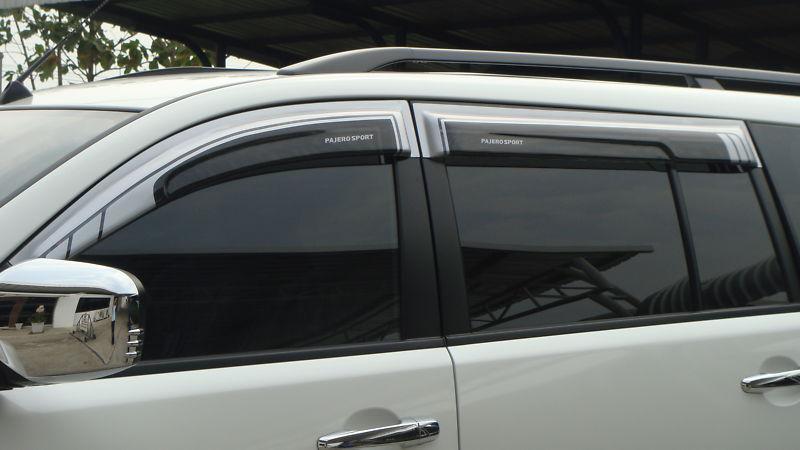 Door window visor weather guard for mitsubishi pajero sport  2008-2011