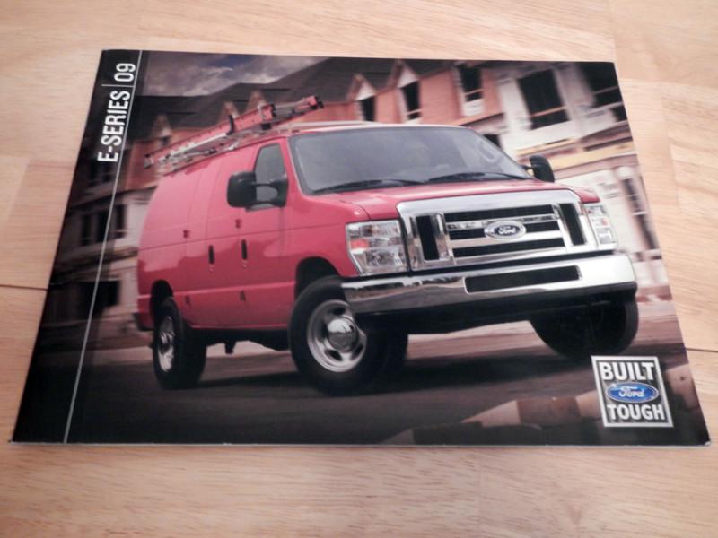 Brand new 2009 ford e-series literature brochure catalog