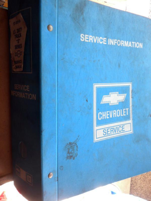 1984 chevrolet s/t truck pickup blazer factory shop repair manual hard-cover gm 