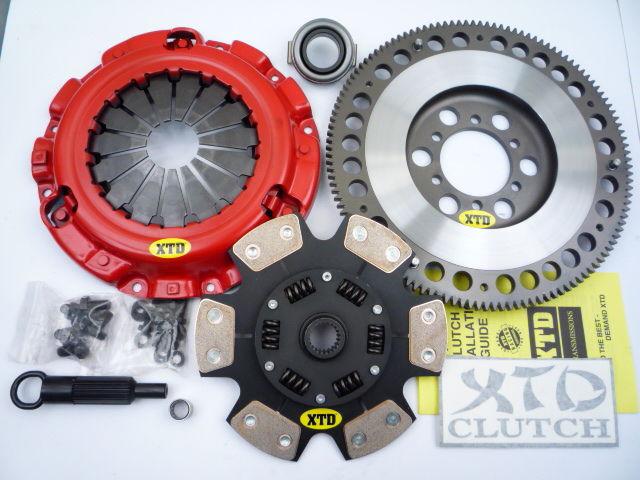 Xtd stage 3 clutch & pro-lite flywheel kit 86-91 rx-7 rx7 turbo