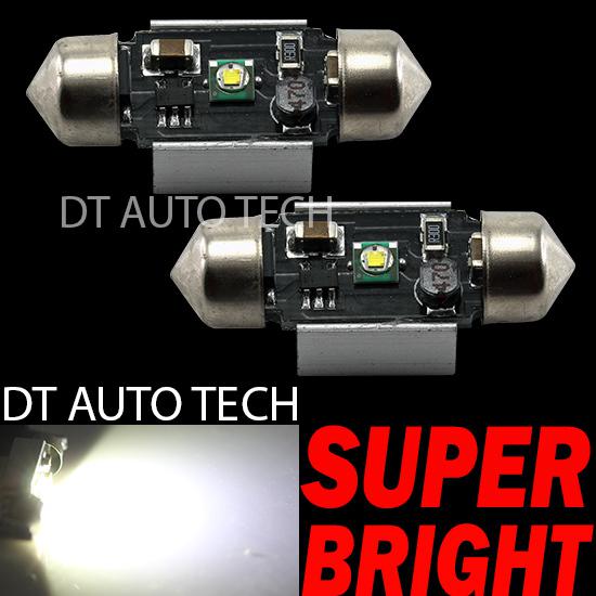 Cree 5 watts 6000k led white smd map/dome interior lights bulbs 31mm festoon