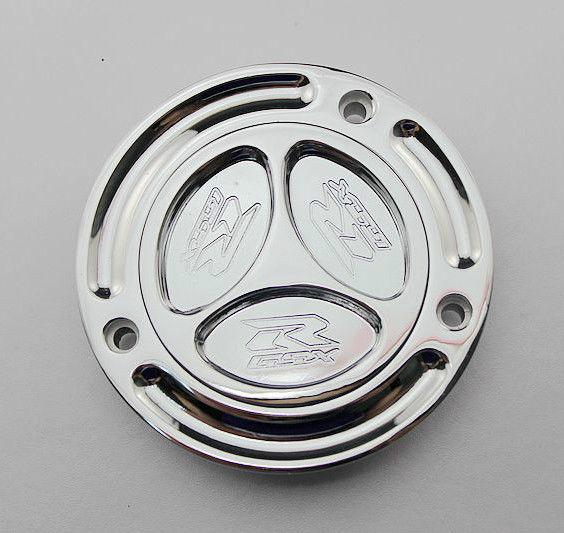 Chrome keyless fuel tank gas cap 2003-2008 suzuki gsxr 1000 03 04 05 06 07 08