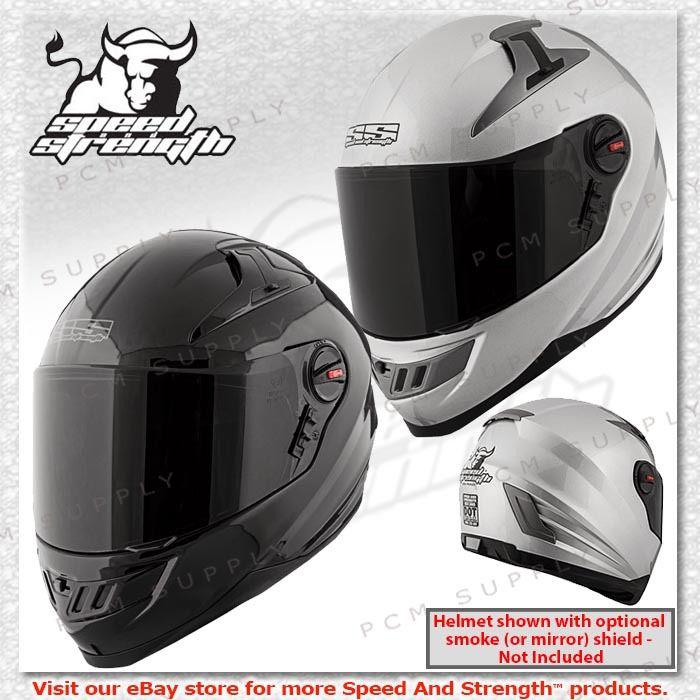 Speed & strength ss1300 solid speed motorcycle street helmet
