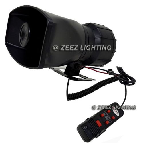 100w loud car warning alarm cop police fire siren horn pa speaker mic system c00