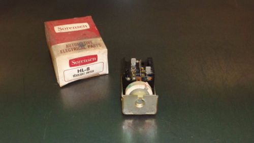 New nors sorensen headlight switch hl-8 1960 ford mercury comet falcon truck