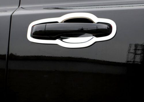 Abs chrome door handle bowl cover trim 8pcs for jeep grand cherokee 2011 - 2015