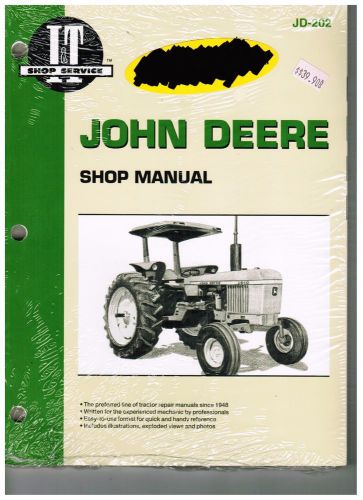 Shop manual for john deere tractor models 2040, 2510, 2520, 2240, 2440, 2630,etc