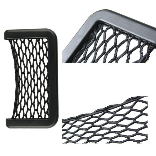 Universal car seat side back net storage bag phone pocket holder organizer hpp