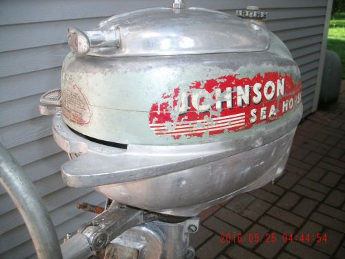 1941 vintage antique johnson sea horse 2.5 hp  fresh water outboard motor