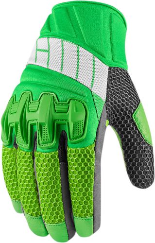 Icon overlord mesh gloves green