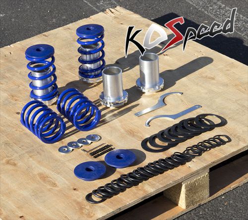 92-96 mazda mx3 precidia autozam 0-3&#034; height adjustable coilover spring kit blue