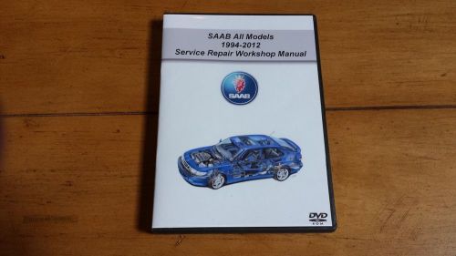 Saab all models service repair workshop manual oem (software) dvd-rom