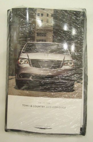 2015 chrysler town &amp; country owner&#039;s manual set new