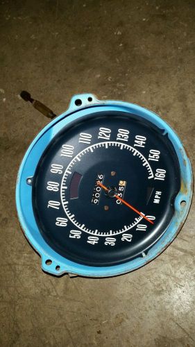 1972-74 corvette speedometer assembly