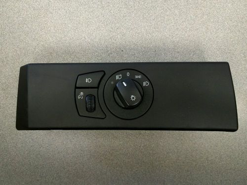 2004-2005 bmw e60 oem headlight/dimmer/fog light control knob switch panel