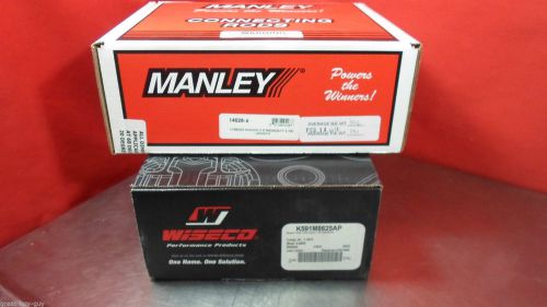 Manley h-beam rods 14028-6 rb26 rb26dett skyline wiseco pistons k591m8625ap