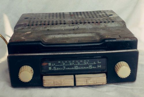 Vintage rare blaupunkt tube am car radio german vw porsche old