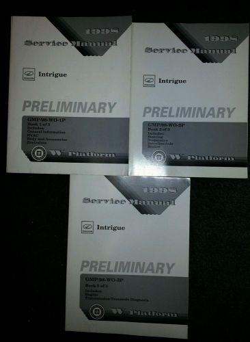 1998 oldsmobile intrigue factory service manuals 3 volume set