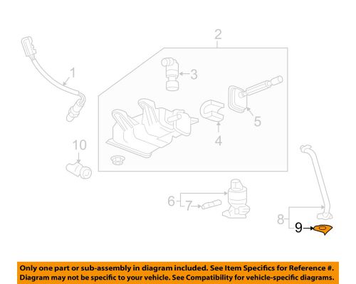 Gm oem emission-egr pipe gasket 12586608