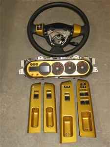 08-10 scion xb gold trim kit w/speeometer 41k oem lkq