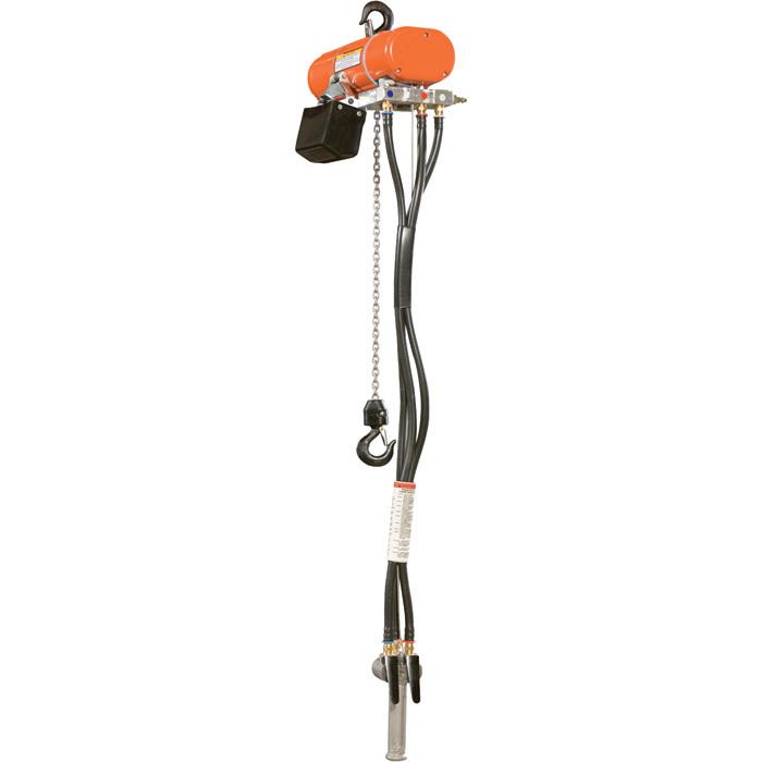 Vestil air-chain hoist- 1,000 lb. capacity #ach-100