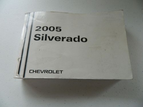 2005 chevrolet silverado owners manual