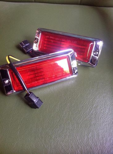 Mazda 808 rx3 rx-3 front side marker lights lamps red