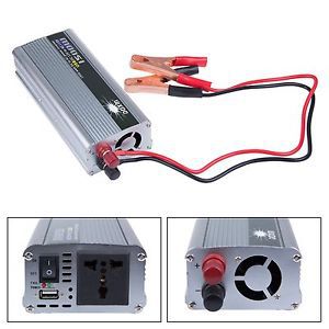 1500w dc 12v to ac 110v portable car vehicle power inverter charger converter