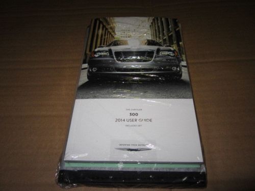 2014 chrysler 300 owners manual includes srt   (oem) new sealed  - j2695